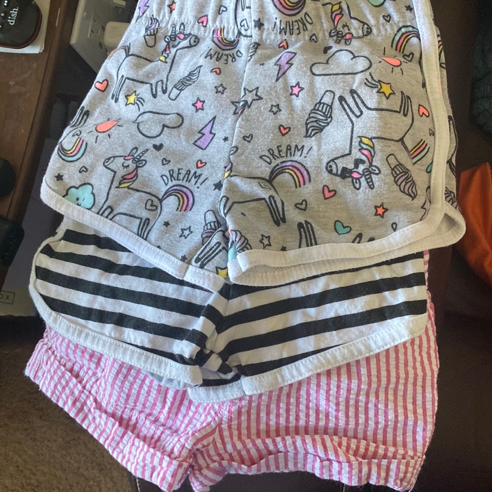 3 pairs 3t girls shorts